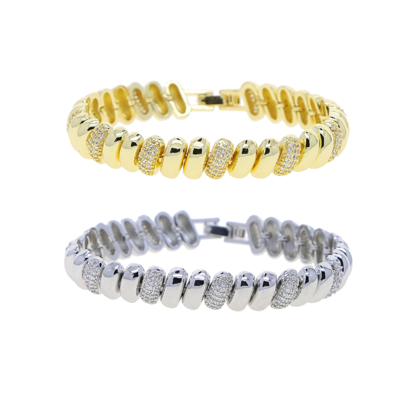 2024 Snake Chain Choker Necklace, Gold Herringbone Beaded k Chain, Cubic Zirconia Pave CZ Necklace for Women