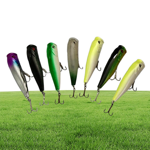 Lot40 Fishing Lures Crankbait TOPWATER Popper Hooks 13g85cm0