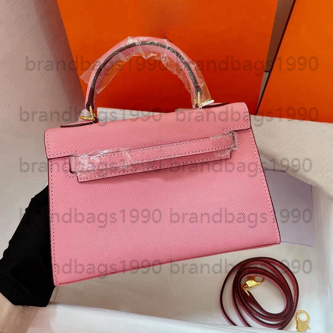 23 Colors Mini Designer Bag Women Shoulder Bag Genuine Leather Fashion Mini Bag Cowskin Handbag 19cm 22cm 25cm 28cm