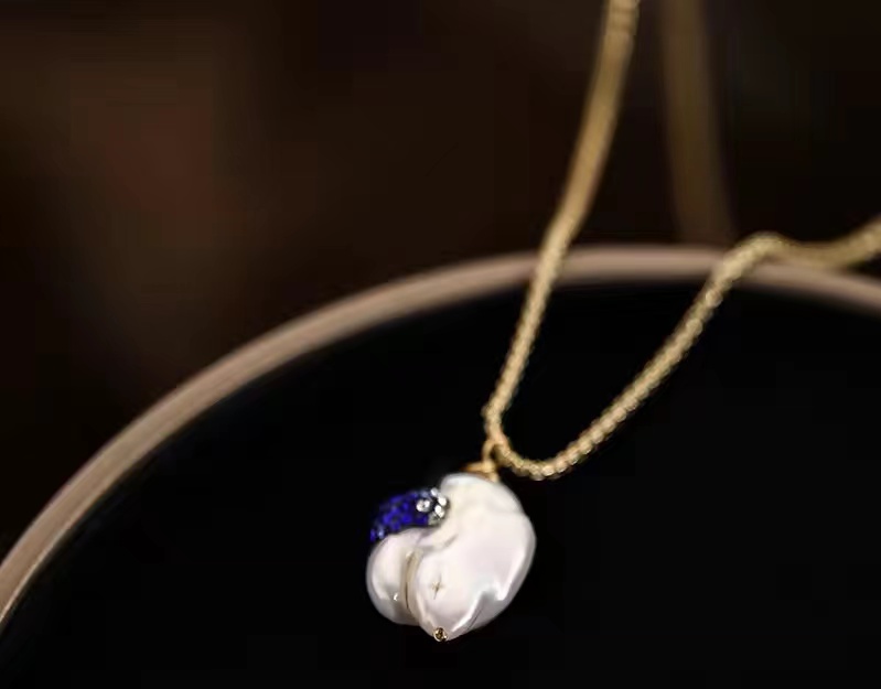 elegant gold-plated imitation pearl folding irregular women's ring