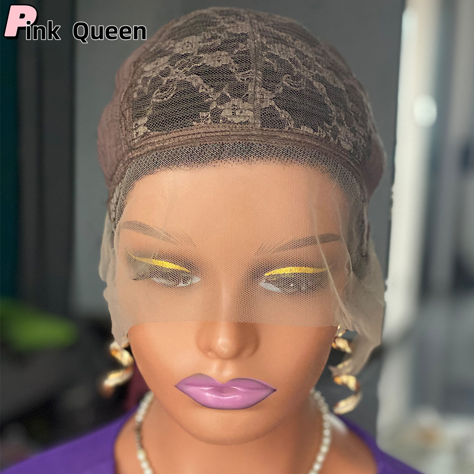 13X4 Human Hair Lace Front Wigs Curly Pixie Cut Lace Wig Braided Short Wigs hd transparent Full Lace Wig