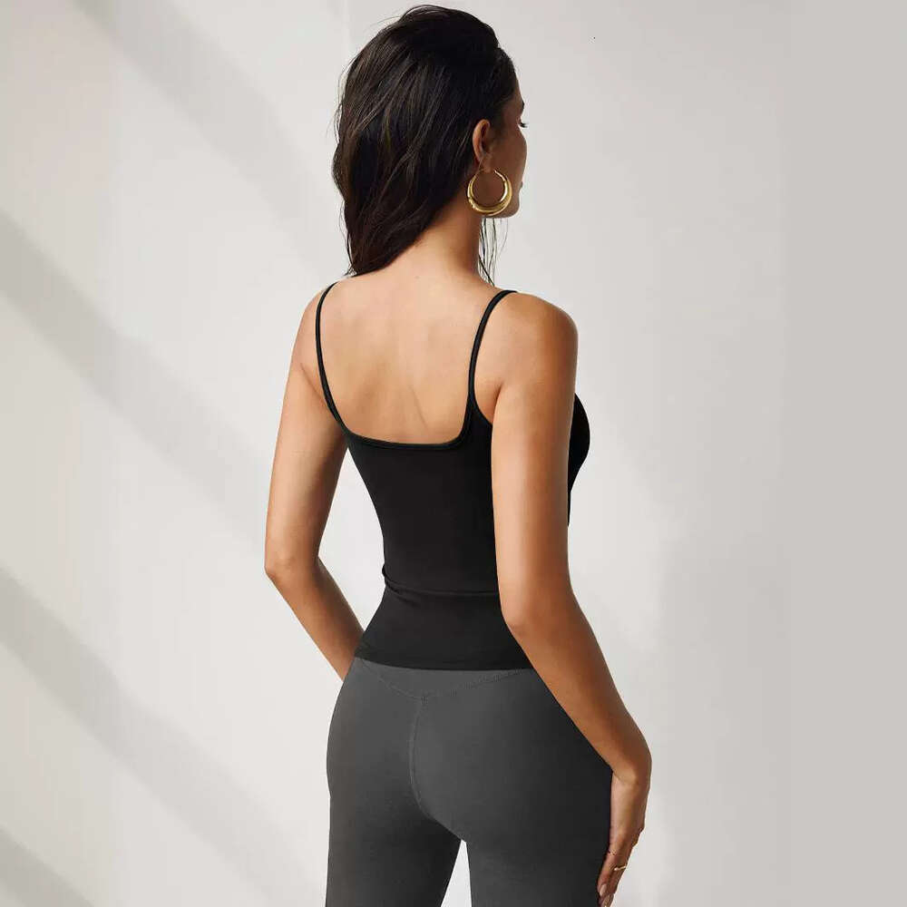 Basic New Color Knitted Spicy Girl Tank with Bottom for Women's Inner Style Slim Fit Short Top in Summer F51420 ddmySept