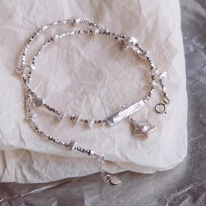 natural Freshwater Pearl Necklace Information Necklace Women's Fashion Jewelry