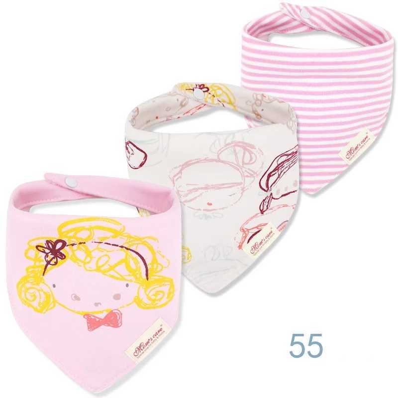 Bibs Burp Cloths 3pcs Per Lot Baby Bibs Bandana Set Cotton Multi-Style Triangle Cartoon Babadores Para Bebe Infant Boys Girls Saliva Towel KF025L4812