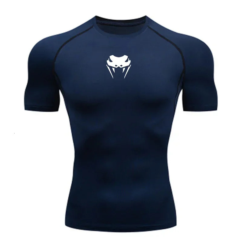 O-Neck Compression 2024Men Shirt MMA Long Or Short Sleeve T-Shirt Mens Fitness Bodybuilding Clothes Rashguard Sports Top Tees 240