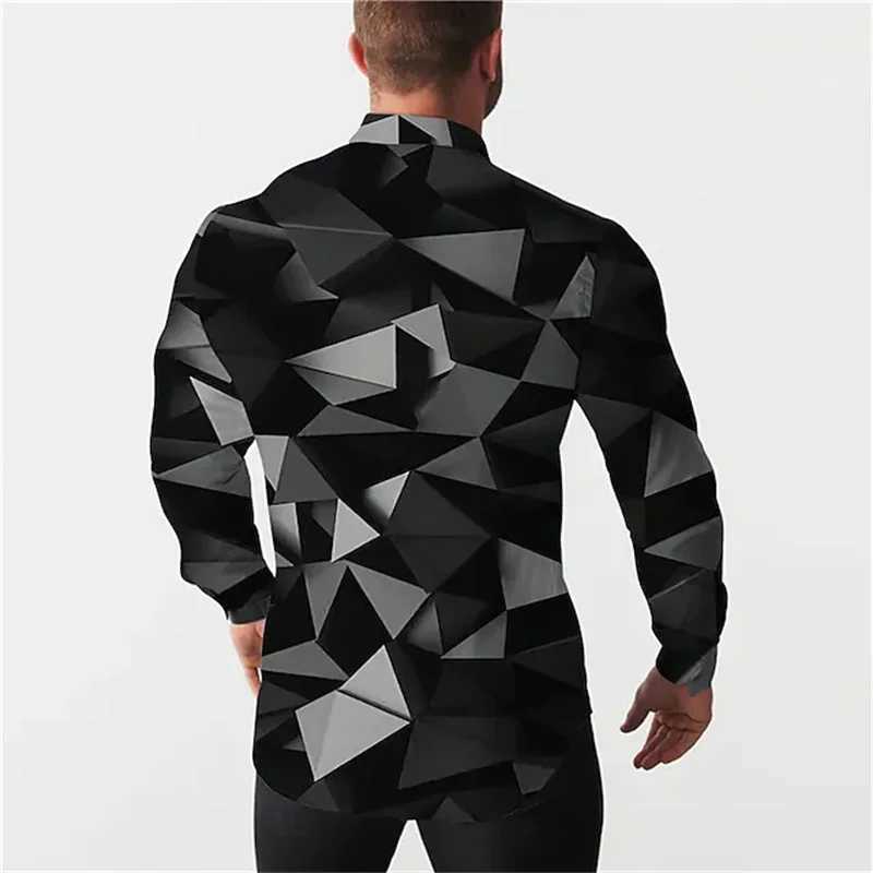 Men's Dress Shirts New Fashion Mens Apparel Tops T-Shirt Cotton Elastic Lapel Shirt Evening Dress Casual Festival Outdoor Blue Purple Plus Size Y