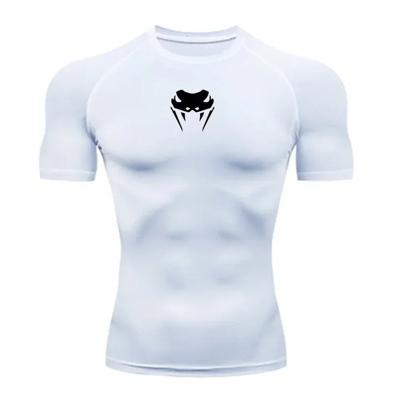 O-Neck Compression 2024Men Shirt MMA Long Or Short Sleeve T-Shirt Mens Fitness Bodybuilding Clothes Rashguard Sports Top Tees 240
