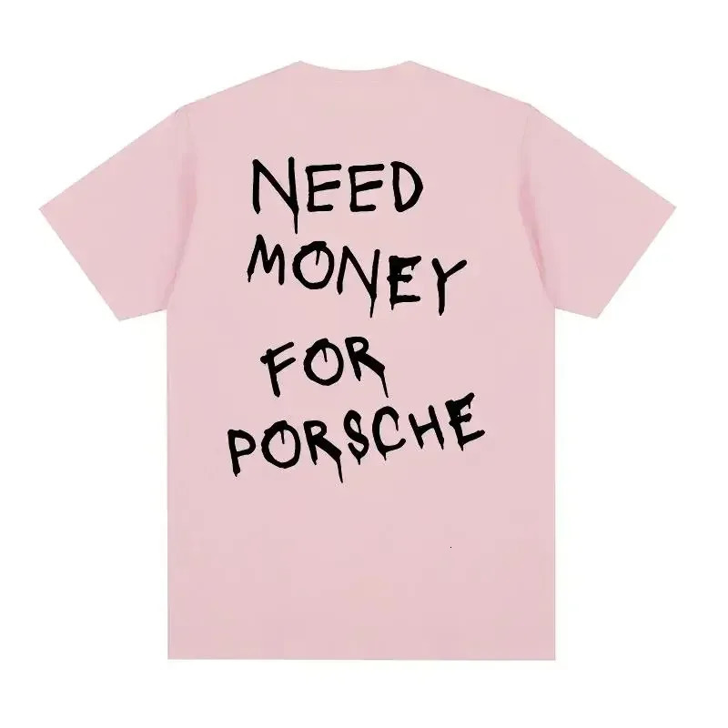 Need Money Funny TShirt for Women Men Cotton Anime Shirt Harajuku Short Sleeve Plus Size Tops Oversize Woman Clothes 240513