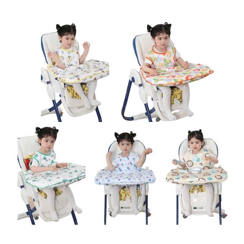 Bibs Burp Cloths Cartoon Baby Dining Chair Feed Bib Waterproof Sleeveless Eating Bib for InfantL4812