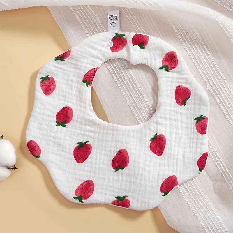 Bibs Burp Cloths Baby Bibs 6 Layers Gauze Muslin Baby Kids Bandana Feeding Burp Cloth Soft Newborn Infant Saliva Towel Baby Girl Boy AccessoriesL4812
