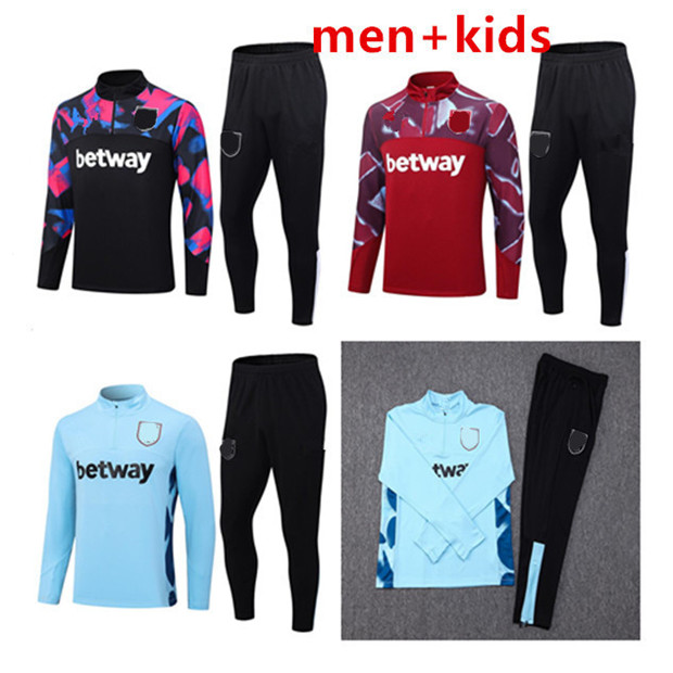 2024 West Hams soccer Tracksuit L. PAQUETA WEST SCAMACCA RICE kits LANZINI ANTONIO Hams NOBLE VLASIC UNITED BOWEN 23 24 25 WHU football Tracksuit