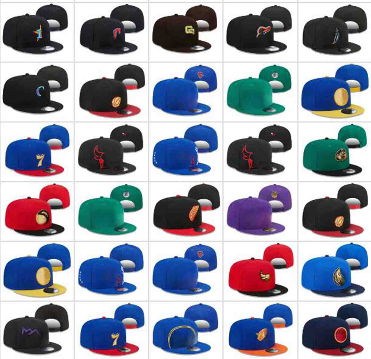 FashionTop quality unisex Basketball Snapback Baseball Snapbacks hats All Teams for Mens Embroidery Football sun Mesh flex Beanies Hat Hip Hop Sports cap Mix Order X