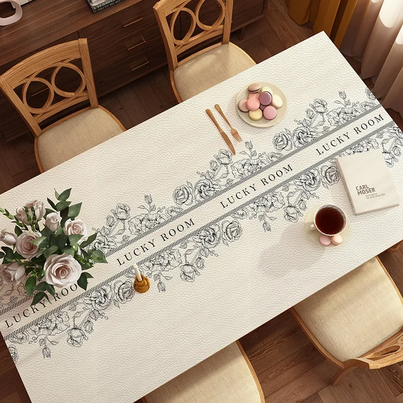 Table Cloth Waterproof Coration Table Anniversair Able Basse Nordique Manteles De Mesa Redonda Tela Polster T8WH01