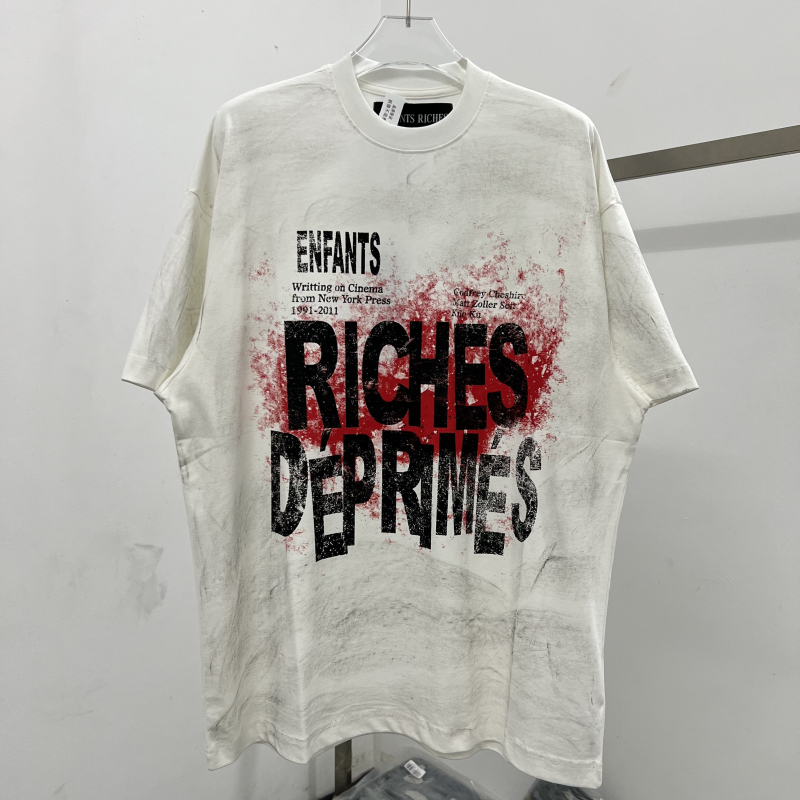 Real Pictures 2024ss T Shirt Men Women Top Quality Oversize Casual Print T-Shirt Tee Top
