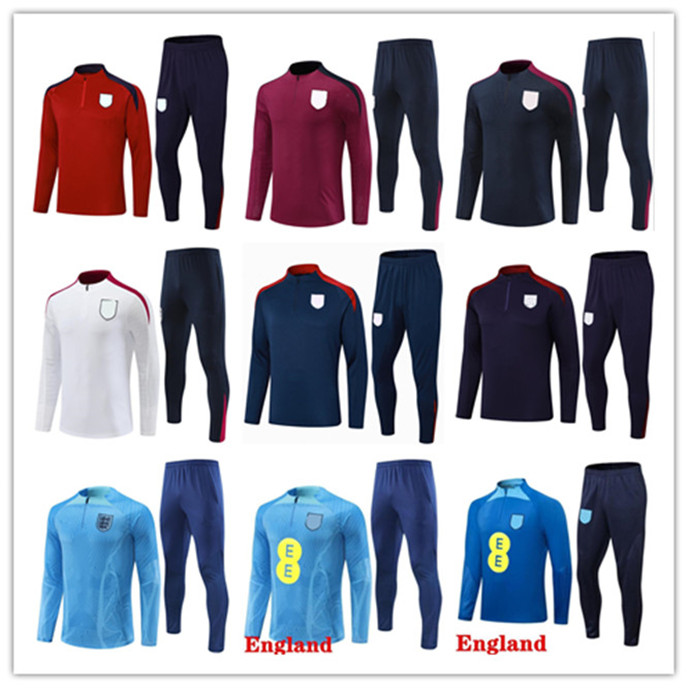 2024 2025 ENGLANDs tracksuit soccer jersey training suit KANE STERLING RASHFORD SANCHO GREALISH 24/25 men kids national ENGLAND football sets uniform