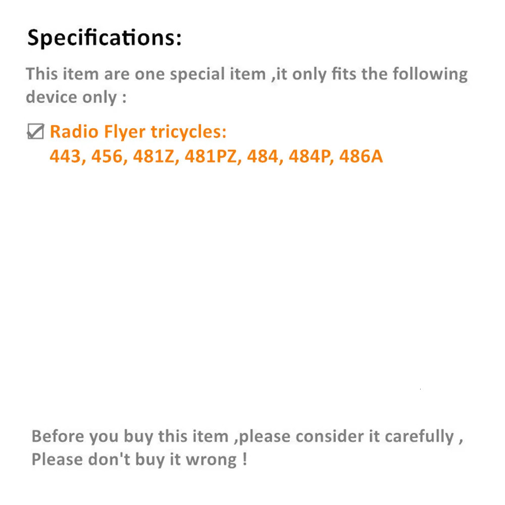 ALWAYSME Footrest For Radio Flyer Tricycles 240513