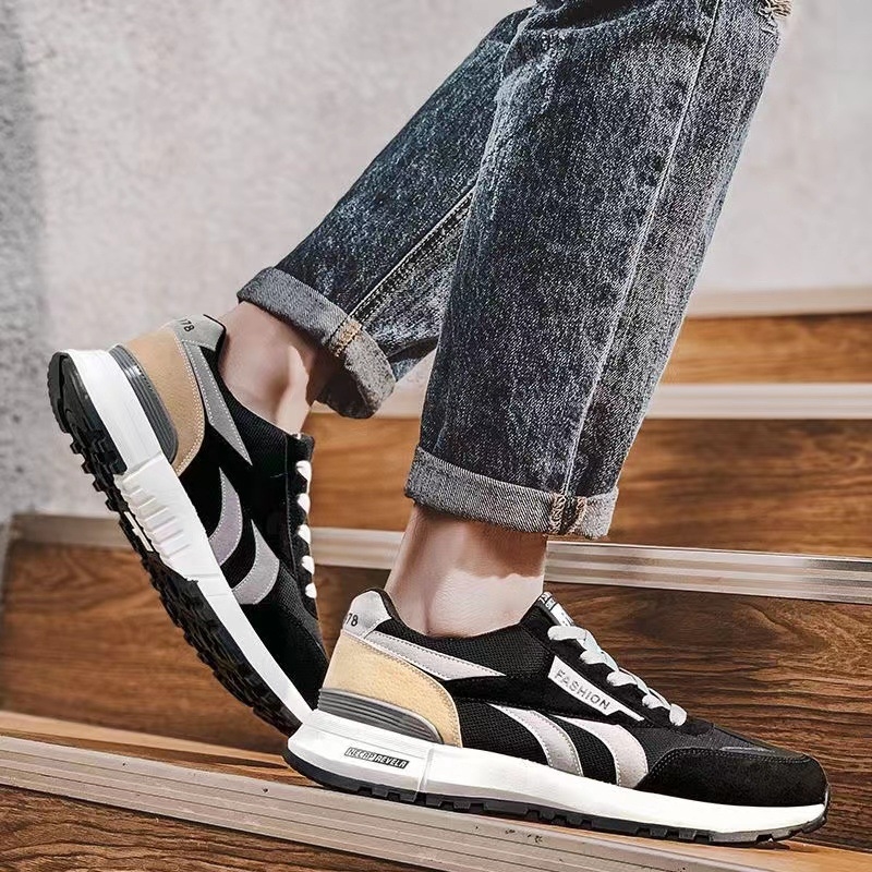 New casual mesh summer waffle Korean version unisex small white breathable sports shoes