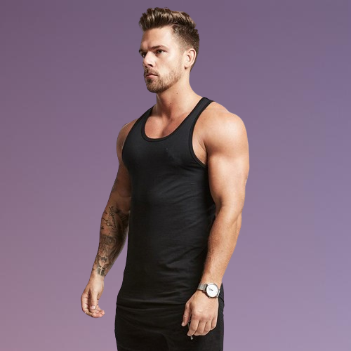 New Designer Men Summer Gyms Fitness Tank Top Fashion Mens fit Clothing Breathable Male Casual Sleeveless Shirts Vest Tops5898615