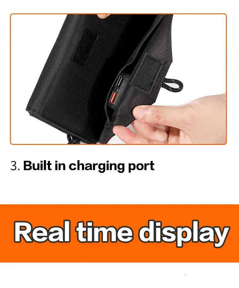 800W 6Fold Foldable solar panel portable panels charger USB 5V DC Full time power mobile supply y240430