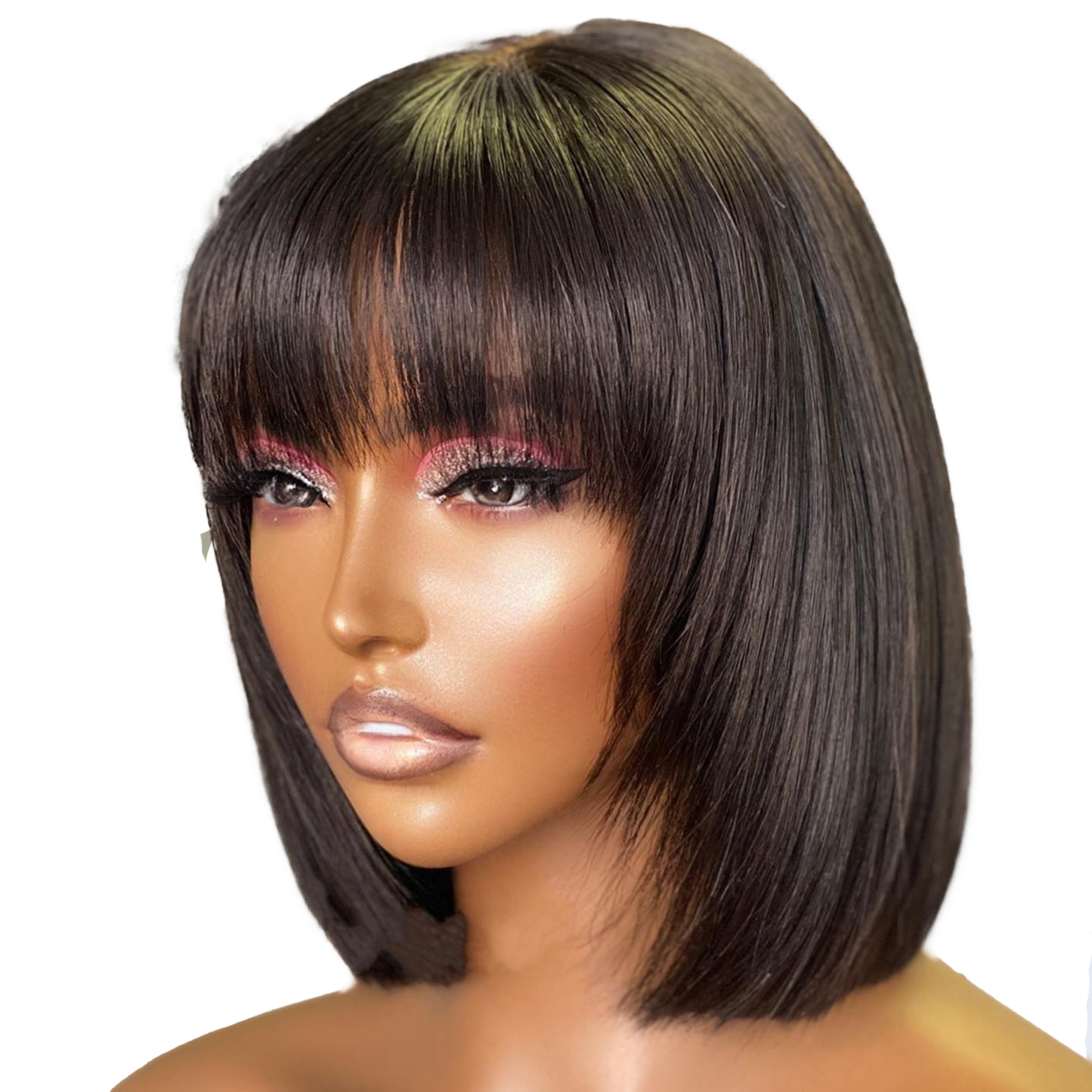 Europe America Lace Wigs Brazilian 2X4 Lace Front Wig Short Human Hair Wigs Remy Hair 4*4 Lace Short Bob Straight Wig Wigs for Women Swiss Lace QT Hai