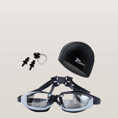 Myopia Swimming Goggles Caps Eeywear HD Shortsighted Swimming Glasses Diopter Spectacles Plating lens Swim Pool Use Accessories 3p