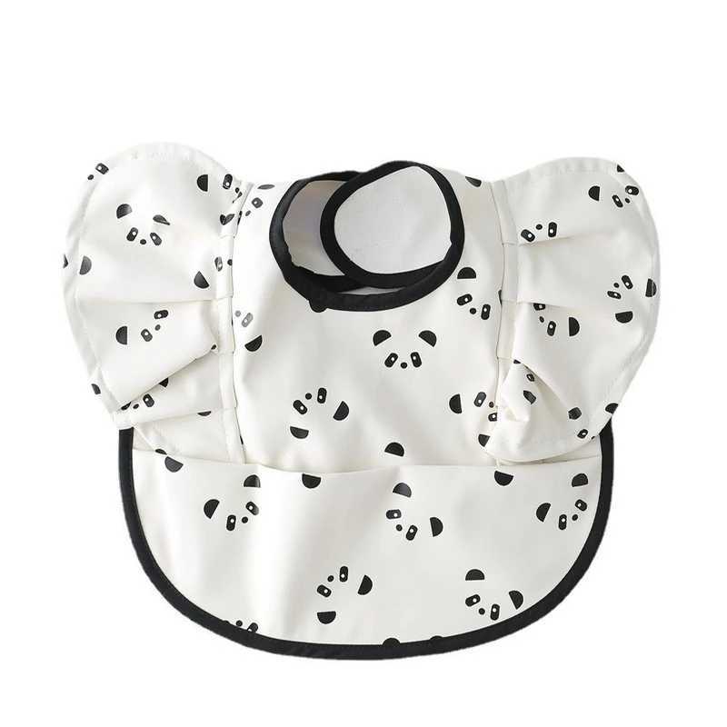 Bibs Burp Cloths Baby Bibs INS Nordic Style Angel Feed Pocket Burp Girl Boy Infant Meals Bib Waterproof Easy Clean Cute Elephant Bibs Soft PUL4812