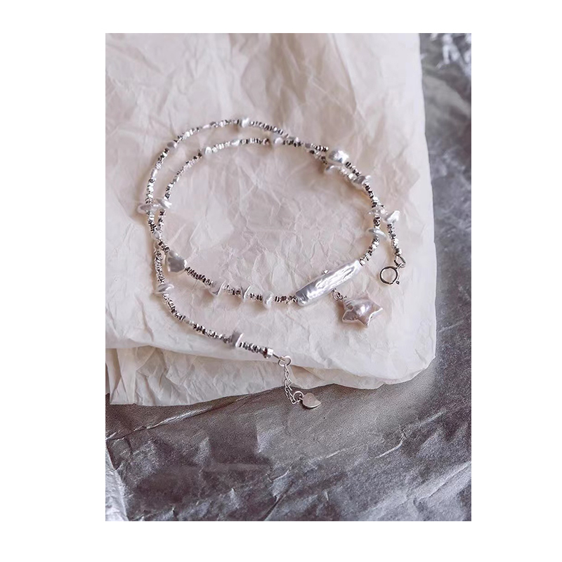 natural Freshwater Pearl Necklace Information Necklace Women's Fashion Jewelry