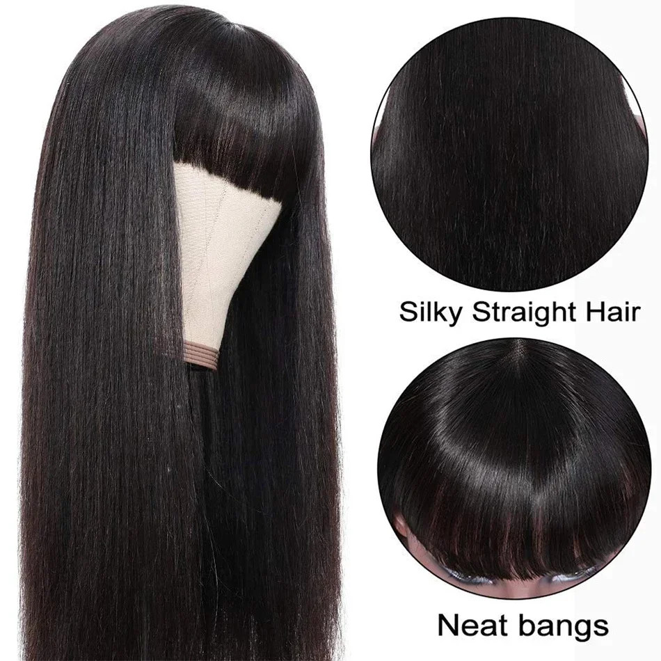 Brazilian Straight Lace Front Human Hair Wigs For Women Pre Plucked 4x4 13x4 13x6 Transparent HD Lace Frontal Wig