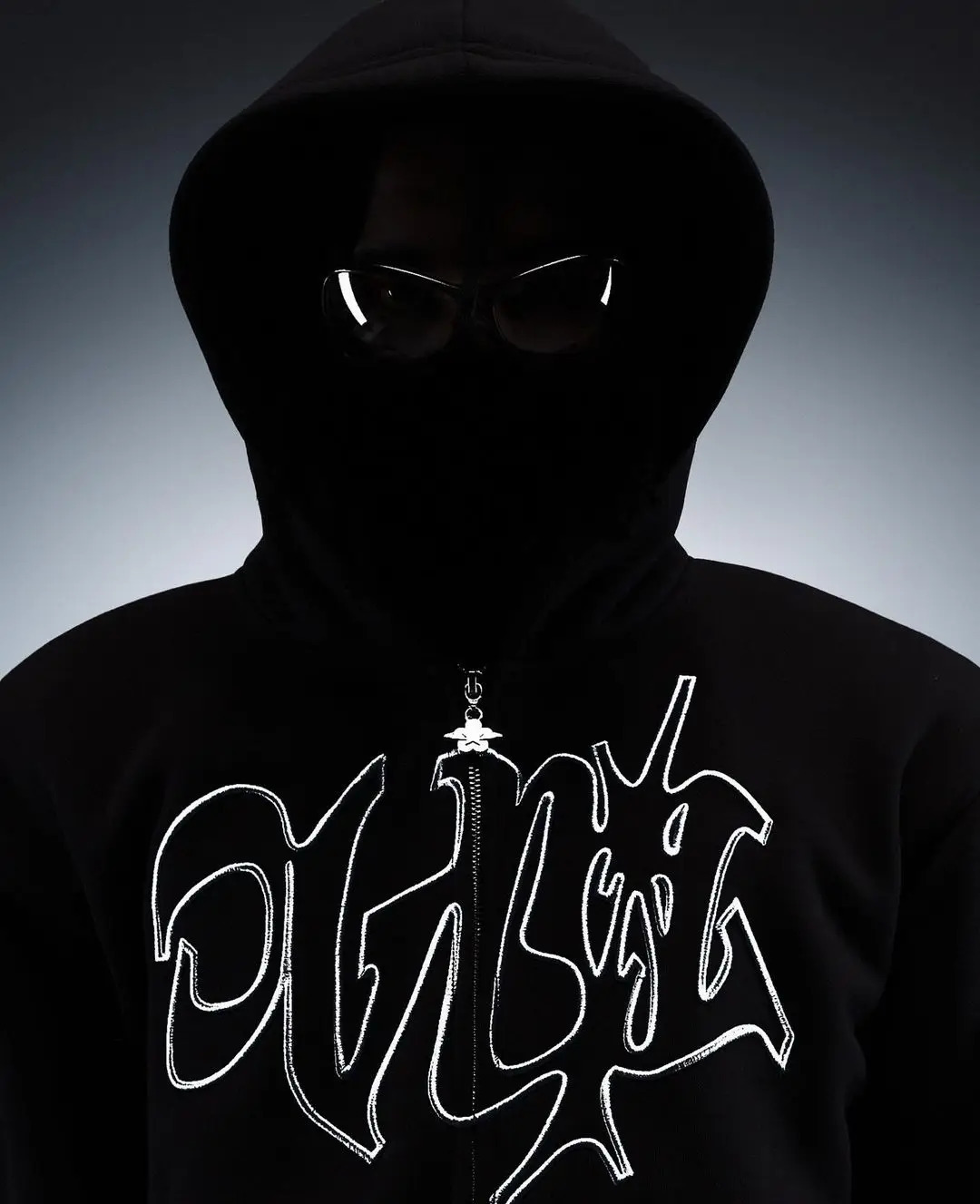 DAVRIL Letter Embroidery Zip Up Hoodie for Men Y2k Harajuku Hip Hop Oversized Loose Hooded Sweatshirt Fashion Streetwear Coat 240428