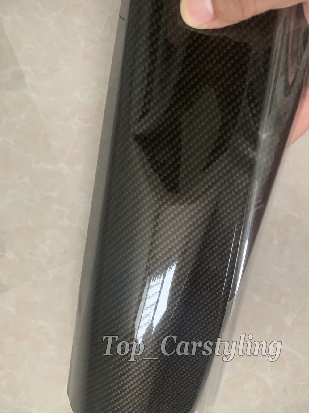 HD Ceramic Carbon Vinyl Wrap Covering Film Various style With Air Release Initial Low Tack Glue Self Adhesive Foil 1.52x18m 5X59ft With PET Liner