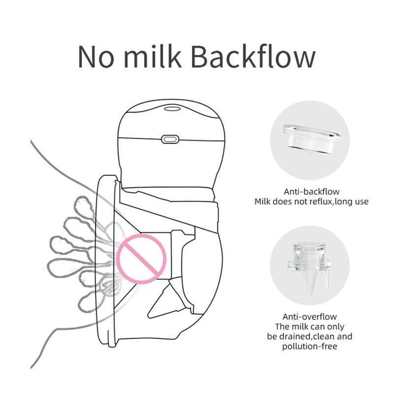 Breastpumps Breastpumps No manual electric wearable breast pump Breastfeeding Milk Collector automatic milk extractor USB charging Q241019 S241252