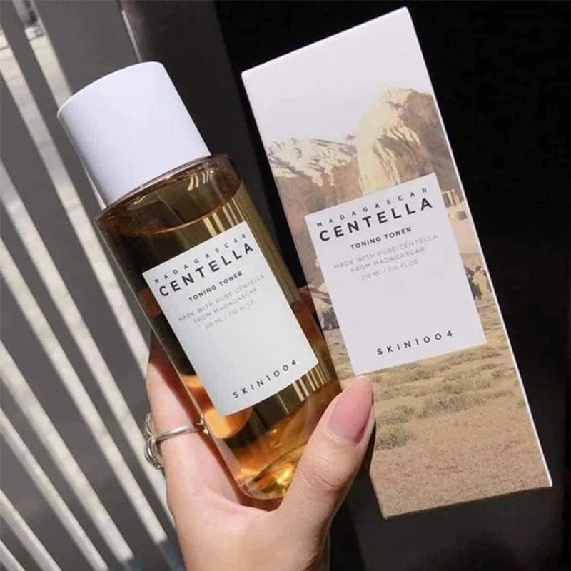 Korean Pure Centella Cleansing Oil Madagascar Toner Lasting Moisturizing Deeply Clean Ampoule Plant Essence Skin Care Set 240514