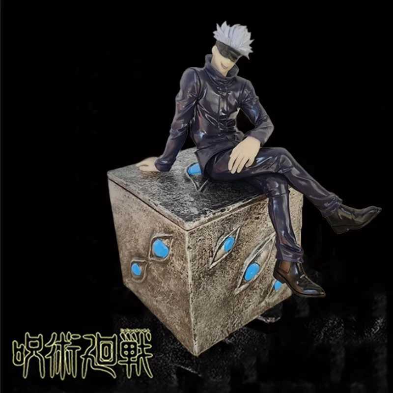 Action Toy Figures 10cm Anime 1 1Statue Prison Realm Jujutsu Kaisen Figure Props Gojo Satoru Figure Special Spell Figurine PVC Collection Toy Model W250213