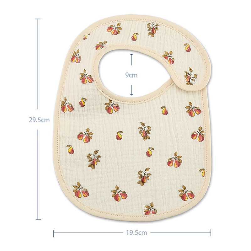 Bibs Burp Cloths 2pcs/set Cotton Waterproof Baby Bibs Summer Infant Bib Newborn Burp Cloths Bandana for Kids Boys Girls Soft Feeding Saliva TowelL4812