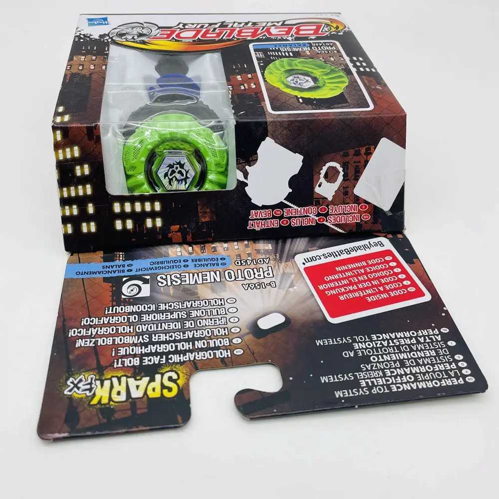 4D Beyblades BEYBLADE Metal Fury B-156A Spark Fx Proto Nemesis AD145D RARE Masters 4D
