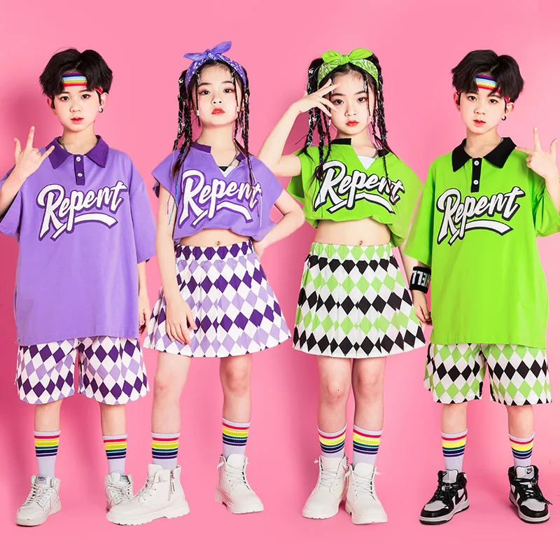 Summer Childrens Games Cheerleading Performance Uniforms Kindergarten Graduation Po Performance Uniforms 240514