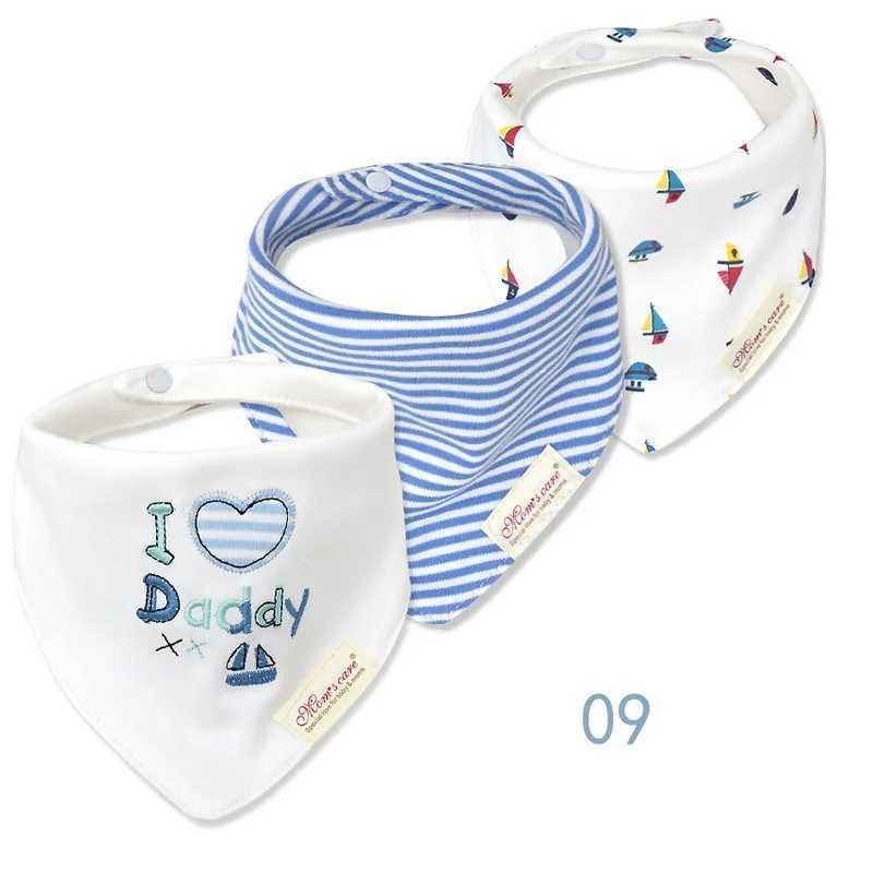 Bibs Burp Cloths 3pcs Per Lot Baby Bibs Bandana Set Cotton Multi-Style Triangle Cartoon Babadores Para Bebe Infant Boys Girls Saliva Towel KF025L4812
