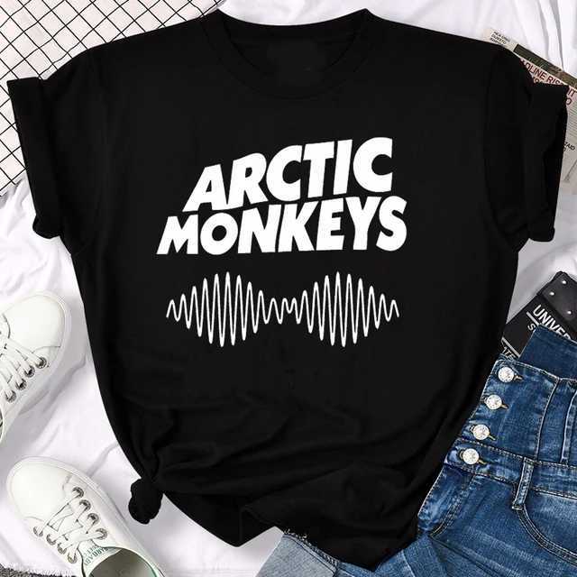 Men's T-Shirts World Tour 2023 Printed T-Shirt Arctic Monkeys Concert Arctic Monkeys Rock Band Man Shirt Arctic Monkeys Fans Gi T240510