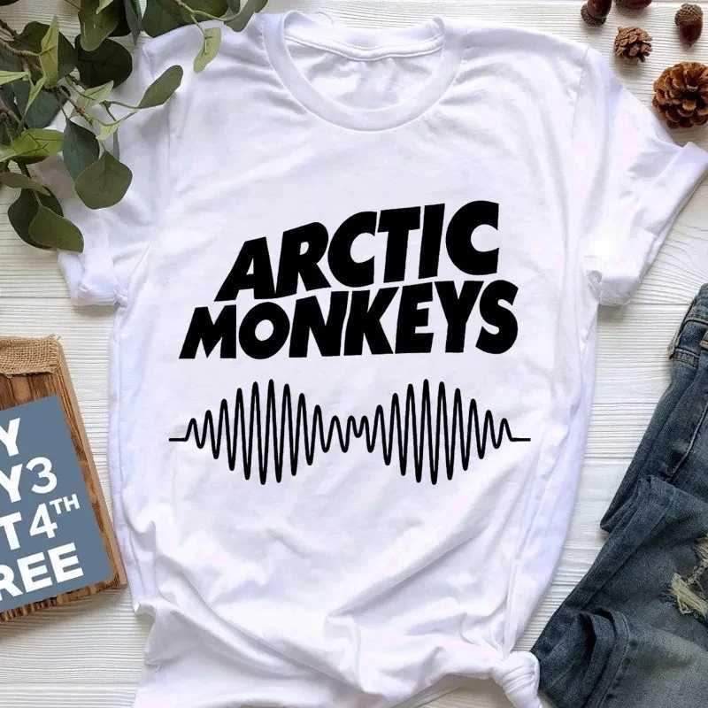 Men's T-Shirts World Tour 2023 Printed T-Shirt Arctic Monkeys Concert Arctic Monkeys Rock Band Man Shirt Arctic Monkeys Fans Gi T240510