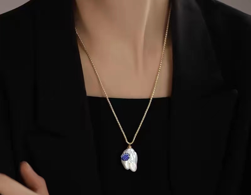 elegant gold-plated imitation pearl folding irregular women's ring