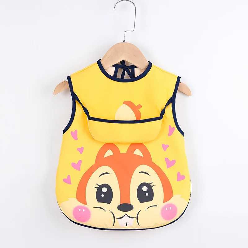 Bibs Burp Cloths Sleeveless Bibs For Children Baby Kids Toddler Waterproof Long Sleeve Art Smock Feeding Bib Apron Fit 0-6 Years DropshippingL4812