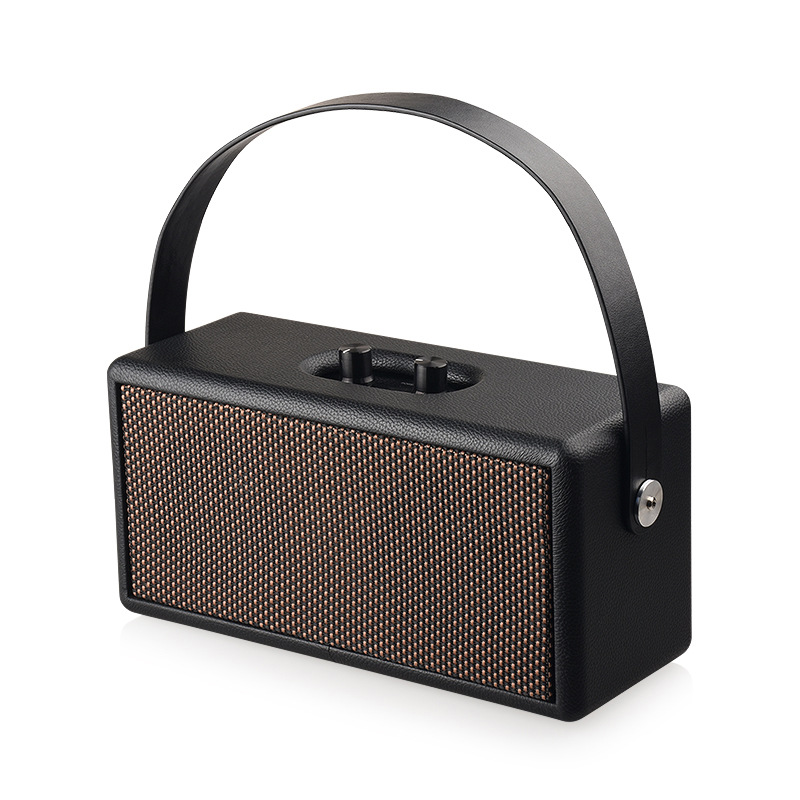 Retro dual speaker Bluetooth speaker for home and outdoor portable handheld card insertion speaker, new model