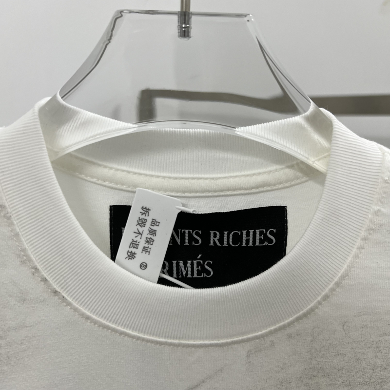 Real Pictures 2024ss T Shirt Men Women Top Quality Oversize Casual Print T-Shirt Tee Top