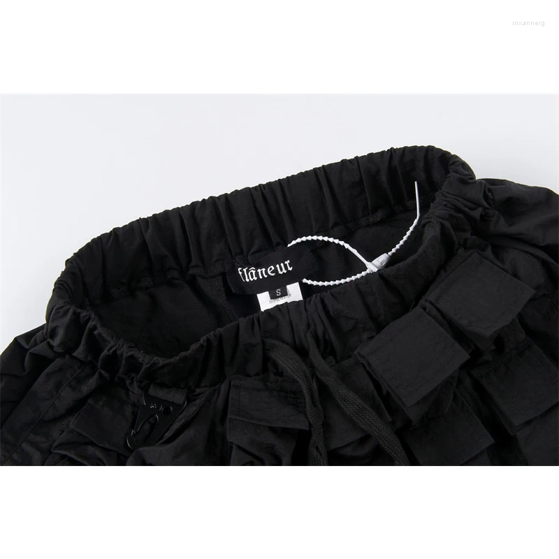 Mens Casual Work Shorts With 58 Pocket Strap Ultra Multi Functional Flaneur Design