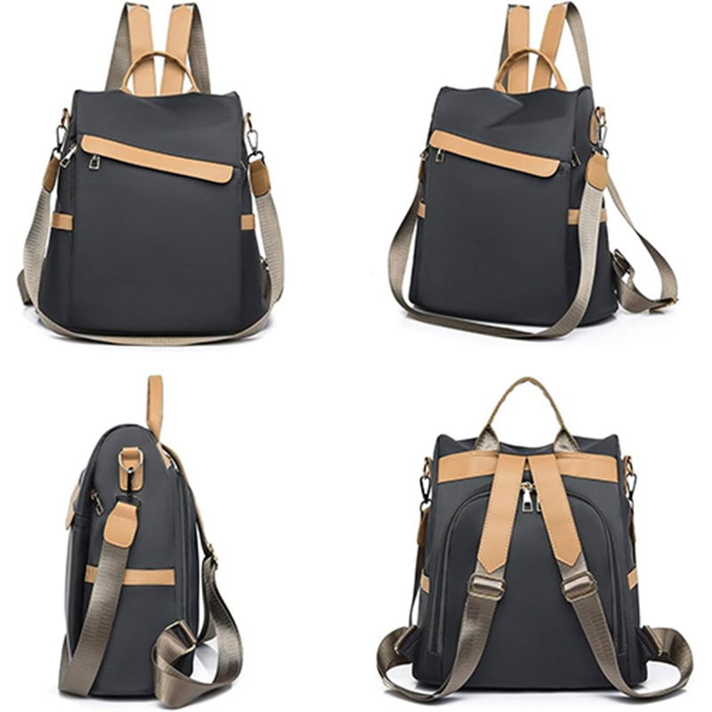 designer tote backpack for women's new high-capacity shoulder bag, fashionable anti-theft backpack