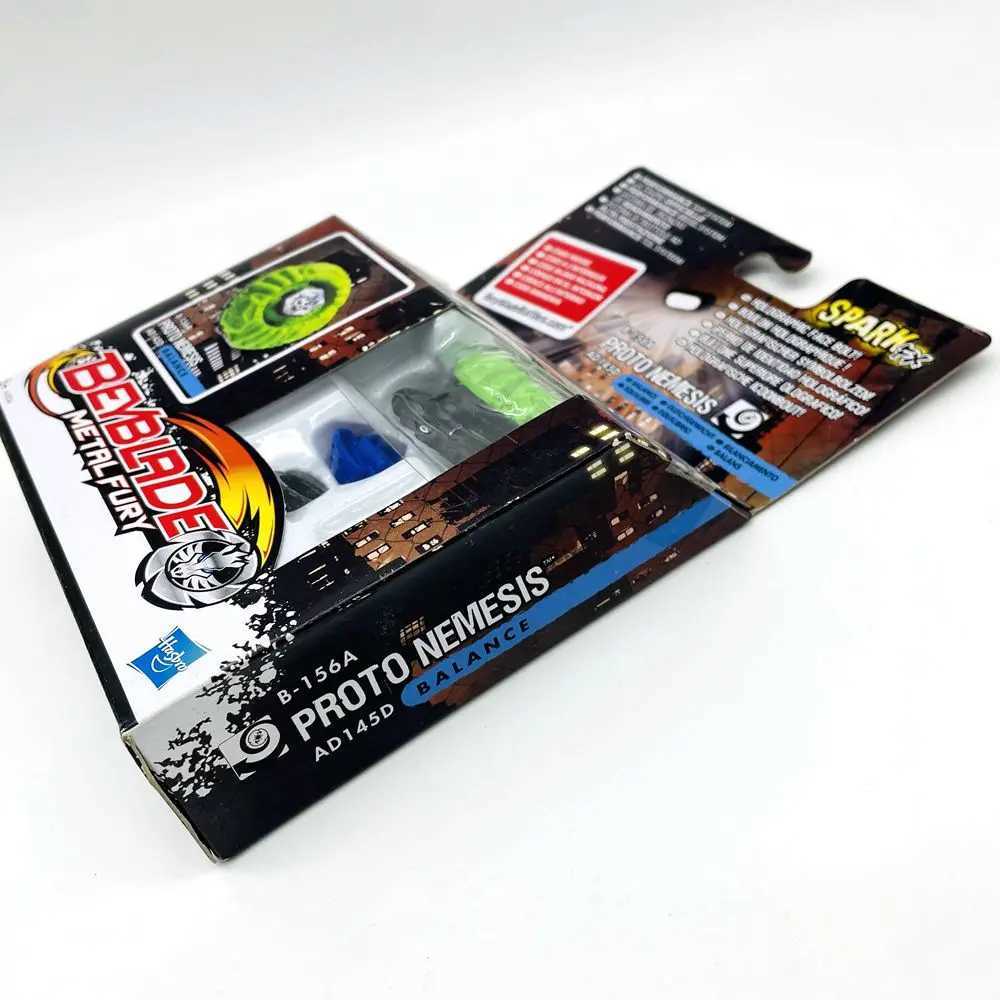 4D Beyblades BEYBLADE Metal Fury B-156A Spark Fx Proto Nemesis AD145D RARE Masters 4D