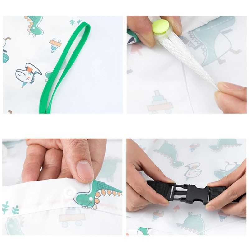 Bibs Burp Cloths Cartoon Baby Dining Chair Feed Bib Waterproof Sleeveless Eating Bib for InfantL4812