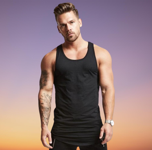 New Designer Men Summer Gyms Fitness Tank Top Fashion Mens fit Clothing Breathable Male Casual Sleeveless Shirts Vest Tops