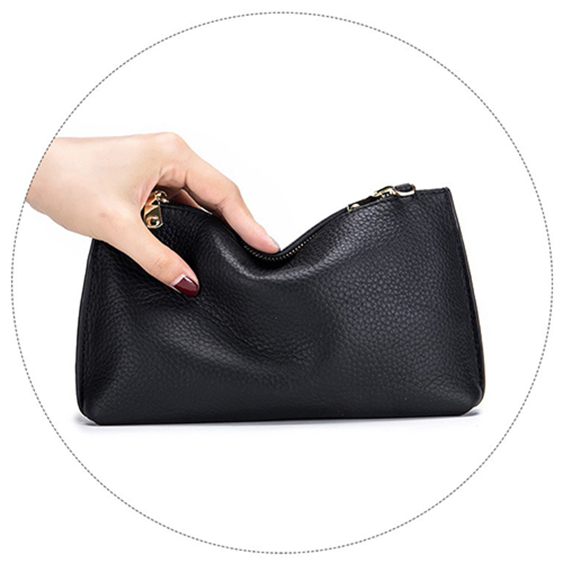 tote cross body bag, simple soft leather women's bag, one shoulder portable small bag
