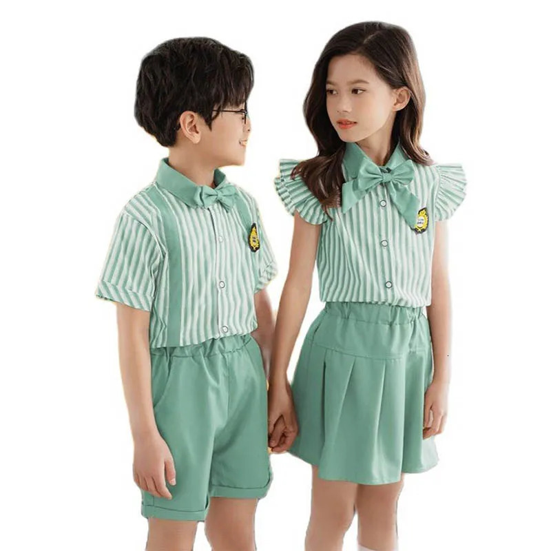 Boys Girls School Uniform Kids Beautiful Pograph Dress Children Graduation Performance Ceremony Dance Kindergarten Costume 240514